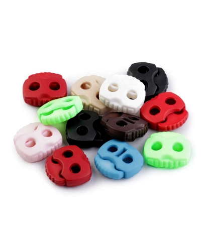 Rugós, zsinór szabályozó, zsinórvég 20x20 mm malacka - 10 db. | Mimib