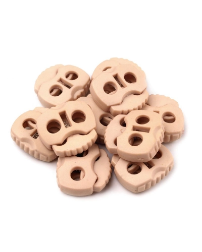 Rugós, zsinór szabályozó, zsinórvég 20x20 mm malacka - 10 db. | Mimib