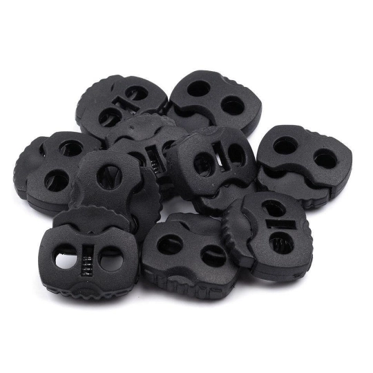 Rugós, zsinór szabályozó, zsinórvég 20x20 mm malacka - 10 db. | Mimib