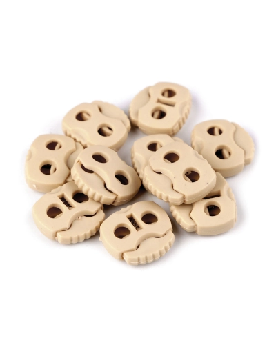 Rugós, zsinór szabályozó, zsinórvég 20x20 mm malacka - 10 db. | Mimib