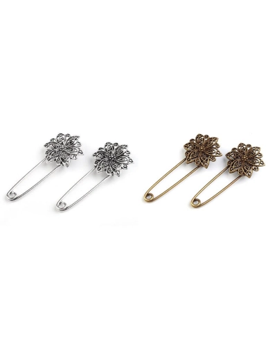 Bross filigrán 25x55 mm biztosítótűn - 1 db. | Mimib