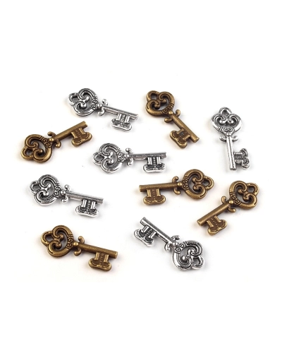 Tibeti fityegő Kulcs 9x20 mm - 10 db. | Mimib