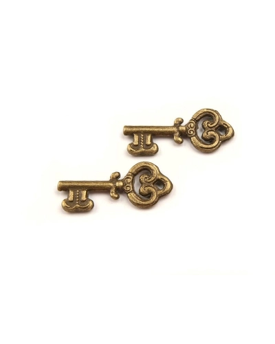 Tibeti fityegő Kulcs 9x20 mm - 10 db. | Mimib