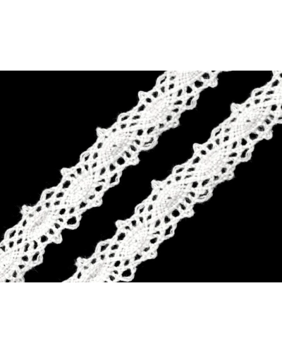 Bavlnená čipka / vsadka paličkovaná šírka 12 mm - 27 m | Mimib