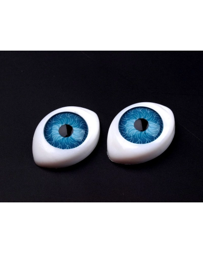 Plastové oči na nalepenie 12x17mm - 20 ks | Mimib