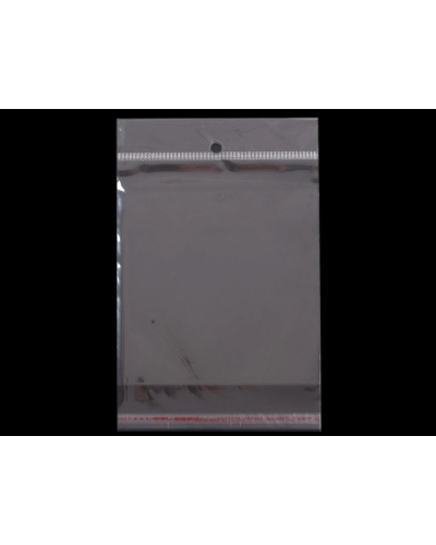 PP vrecko s lepiacou lištou a závesom 13x14 cm - 100 ks | Mimib