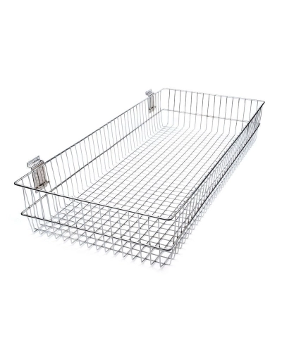 Kovový košík 40x90 cm k zaveseniu na panely - 1 ks | Mimib