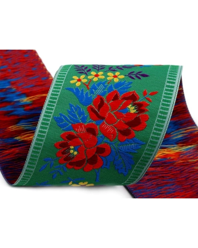 Népviseleti mintás szalag 55 mm - 1 m | Mimib