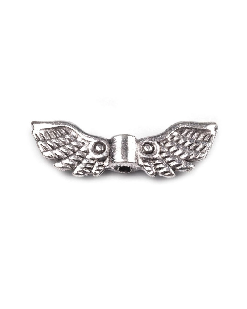 Fém köztes gyöngy angyal szárny 7x22mm - 10 db. | Mimib
