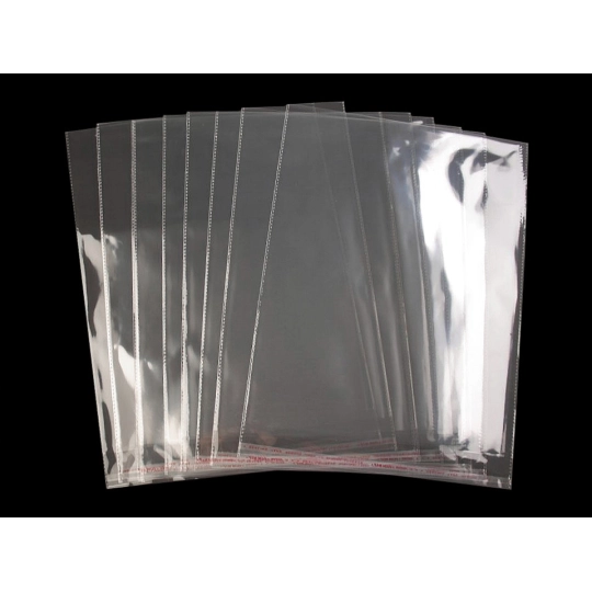 PP ragasztócsíkos celofán tasak jellegű BOPP tasak 30x45 cm - 100 db. | Mimib