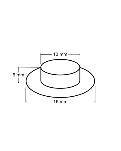 Ringli alátéttel  belső Ø10 mm / külső Ø16 mm - 20 pr. | Mimib