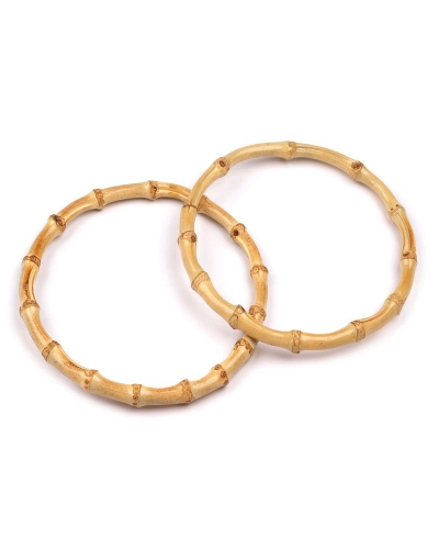 Bambusz táskafül Ø15 cm vékony - 2 db. | Mimib