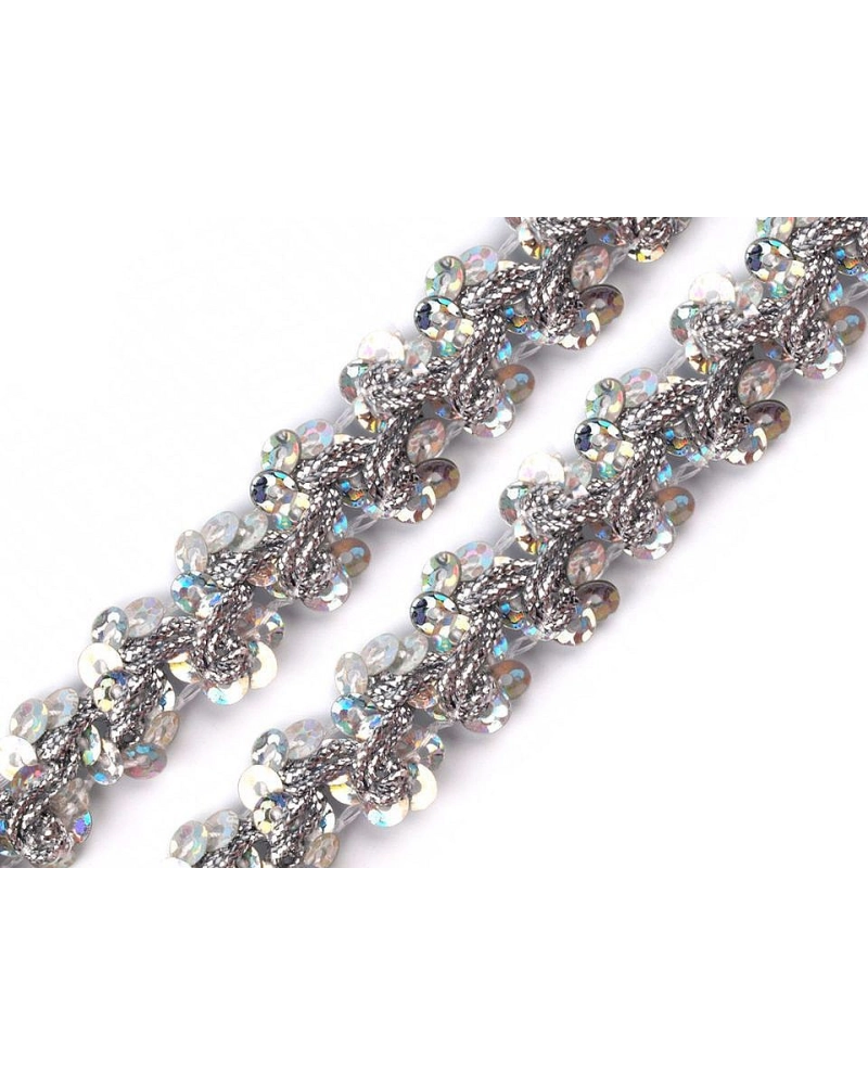 Flitter szalag 15 mm hologram bortni - 1 m | Mimib