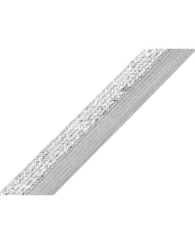 Szegőgumi  / lampasz szélessége 17 mm lurexszel - 25 m | Mimib
