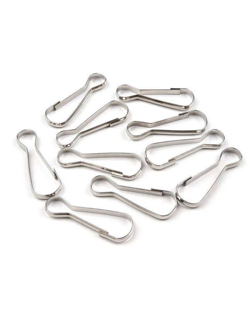 Karabiner 10x32 mm-es delfinkapocs - 20 db. | Mimib