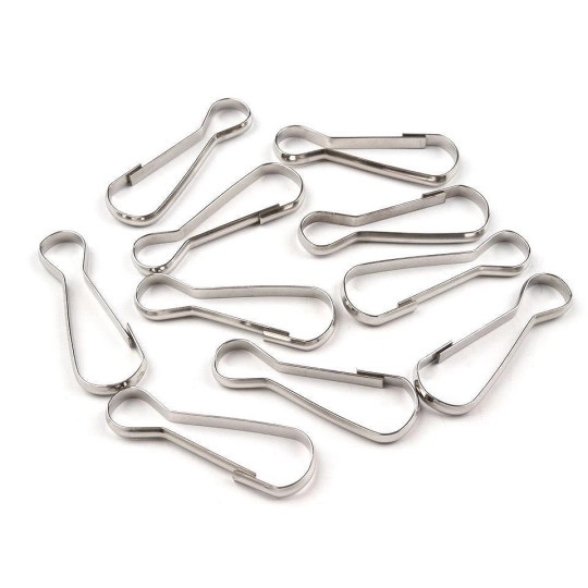 Karabiner 10x32 mm-es delfinkapocs - 20 db. | Mimib