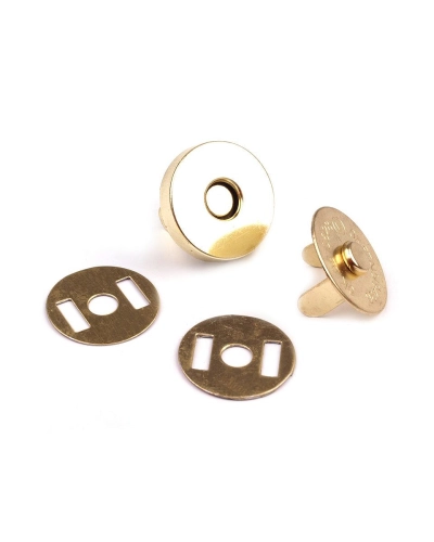 Táska mágneszár Ø15 mm arany - 5 set | Mimib