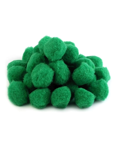 Színes zsenília Pom pom golyó  Ø25 mm - 100 db. | Mimib