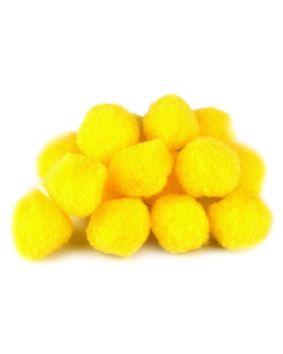 Színes zsenília Pom pom golyó  Ø25 mm - 100 db. | Mimib