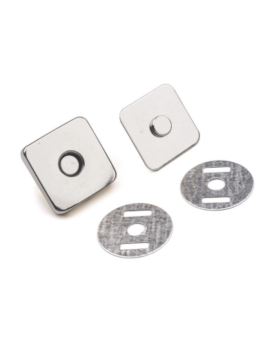 Táska mágneszár 18x18 mm négyzet - 5 set | Mimib