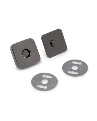 Táska mágneszár 18x18 mm négyzet - 5 set | Mimib