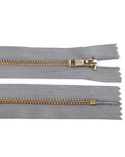 Fém cipzár zárt 18 cm (VT10) 5M0 sárgaréz - 1 db. | Mimib