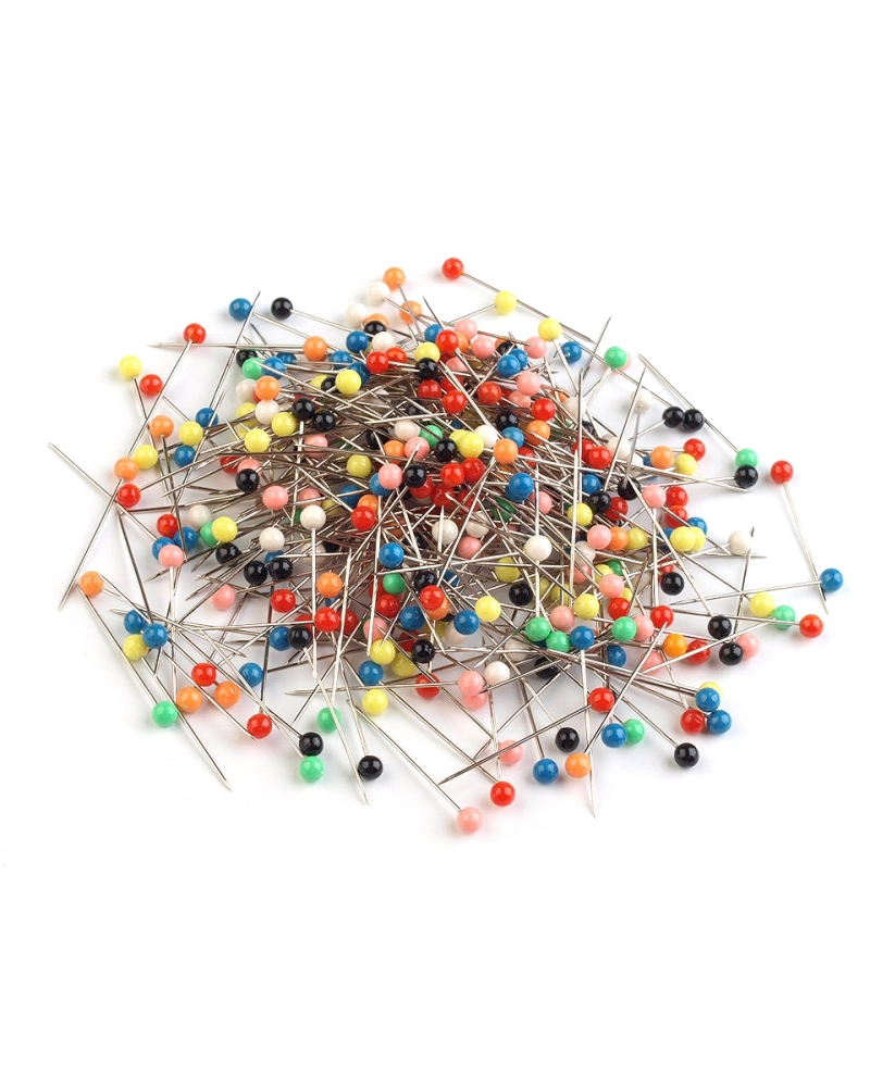 Gombostű műanyag fejű hossza 30 mm - 1 box | Mimib