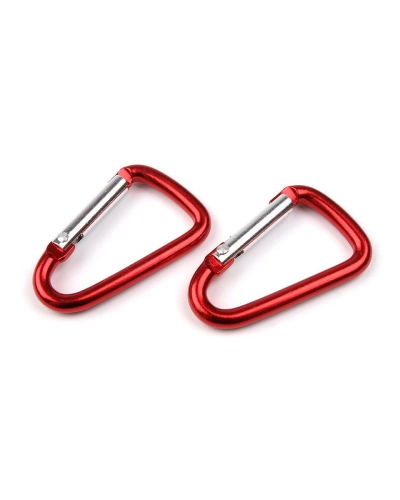 Fém karabiner 23x39 mm - 2 db. | Mimib