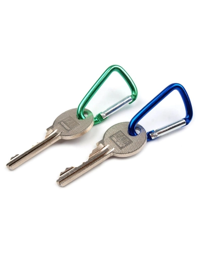 Fém karabiner 23x39 mm - 2 db. | Mimib