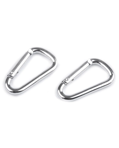 Fém karabiner 23x39 mm - 2 db. | Mimib