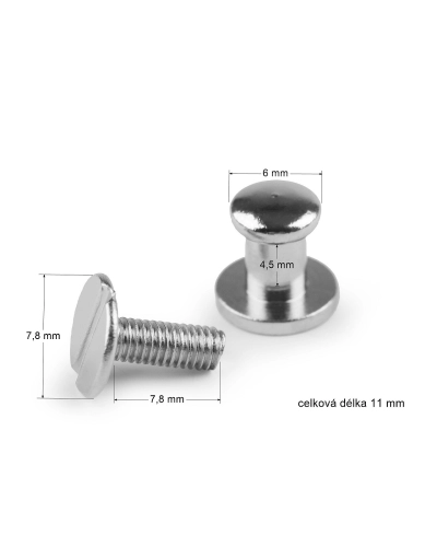 Pisztolygomb Ø6 mm - 10 pr. | Mimib