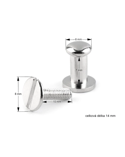 Pisztolygomb Ø6 mm - 10 pr. | Mimib