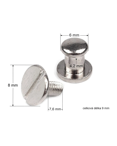 Pisztolygomb Ø6 mm - 10 pr. | Mimib