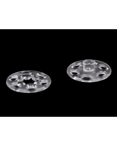 Felvarrható műanyag patent / összenyomható gomb Ø13 mm,  Ø15 mm - 10 pr. | Mimib