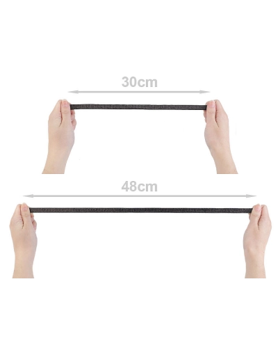 Brokát gumi / vállpántgumi szélessége 10 mm lurexszel - 12.5 m | Mimib