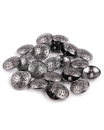 Fémgomb filigrán mérete 21,6 és 22,7 mm-es - 5 db. | Mimib