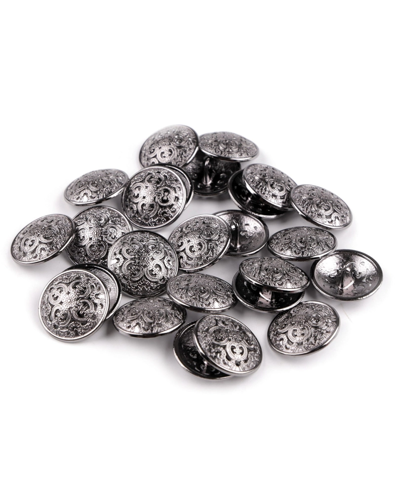 Fémgomb filigrán mérete 21,6 és 22,7 mm-es - 5 db. | Mimib