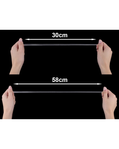 Silikónová guma / lastín šírka 8 mm jemná - 20 m | Mimib