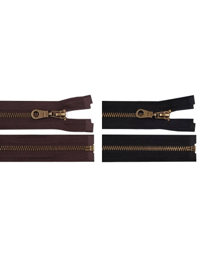 Staromosadzný zips No 5 dĺžka 70 cm bundový - 1 ks | Mimib