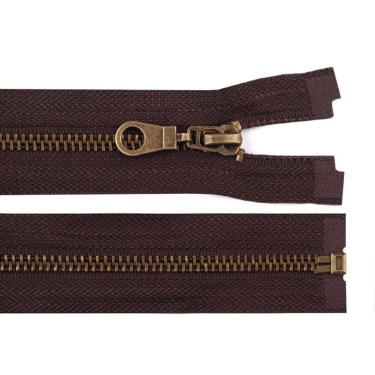 Staromosadzný zips No 5 dĺžka 80 cm bundový - 1 ks | Mimib