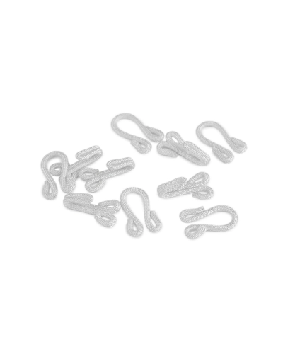 Háčik s očkom - potiahnuté, veľkosť 20+20 mm - 5 pár | Mimib