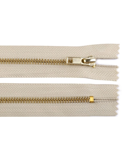 Kovový zips No 4 dĺžka 16 cm nohavicový - 1 ks | Mimib
