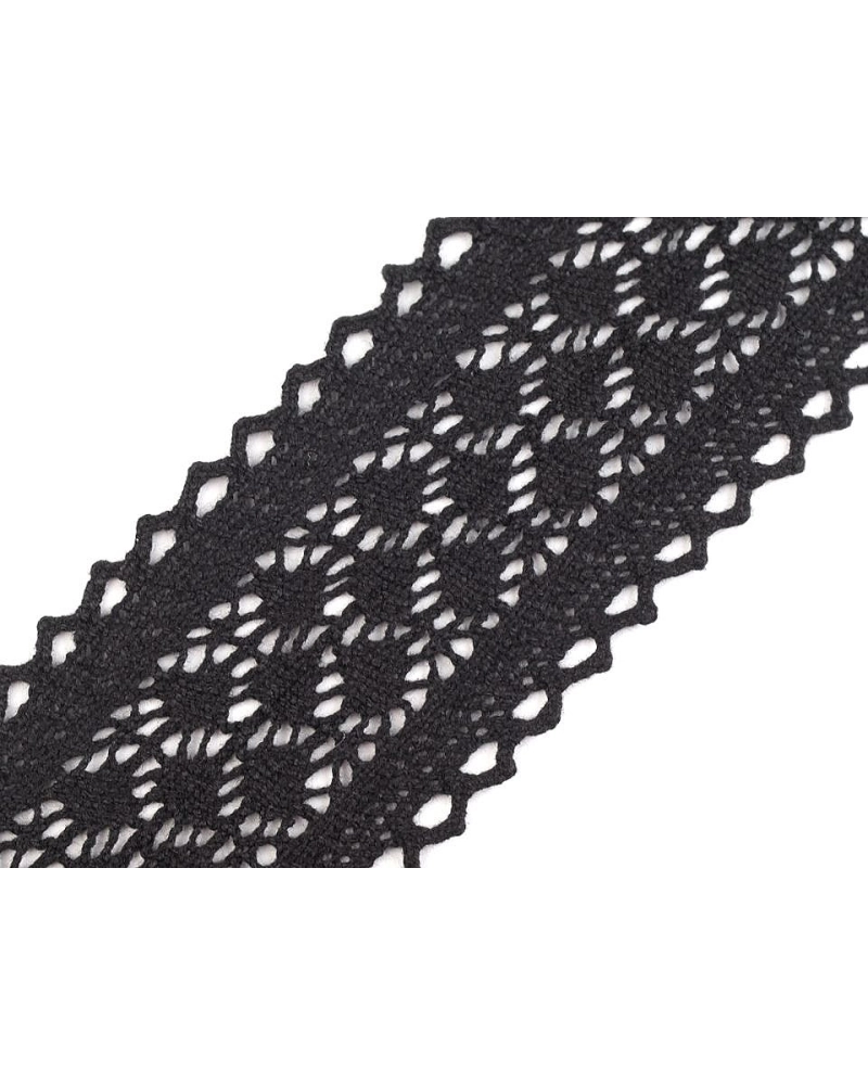 Bavlnená čipka / vsadka paličkovaná šírka 60 mm - 1 m | Mimib