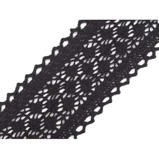 Bavlnená čipka / vsadka paličkovaná šírka 60 mm - 1 m | Mimib