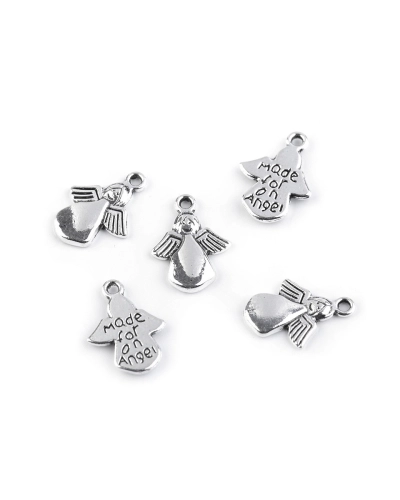 Medál 13x18 mm angyal - 5 db. | Mimib