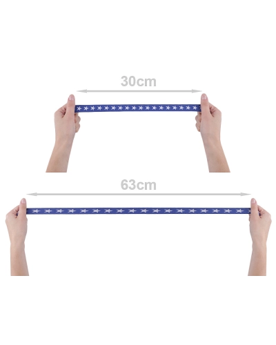 Guma šírka 20 mm hviezdy - 1 m