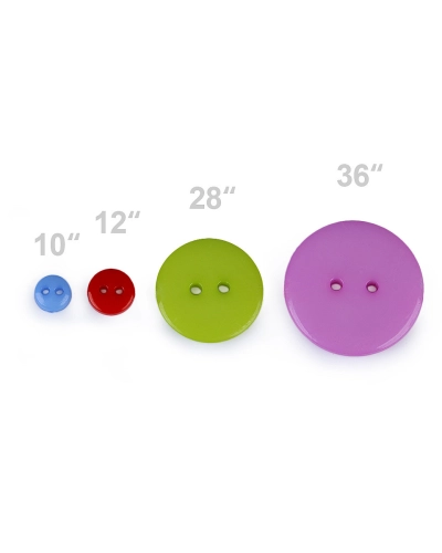 Gomb színes mix mérete 36" - 100 db. | Mimib