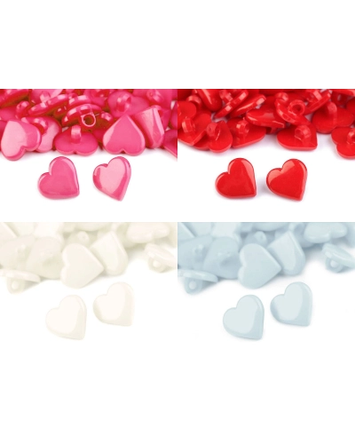 Gombík srdce veľkosť 24" - 10 ks