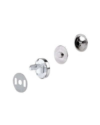 Mágneses kapocs Ø18 mm szegeccsel - 5 set | Mimib