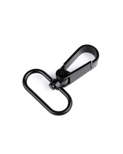 Fém forgós karabíner 32 mm-es befűző - 1 db. | Mimib
